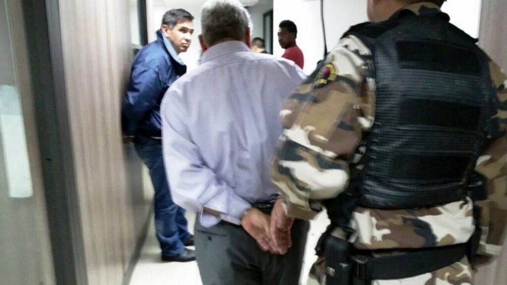 Luis Chiriboga detenido