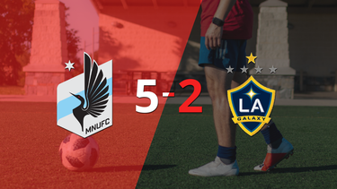 Minnesota United fue contundente y goleó 5-2 a LA Galaxy