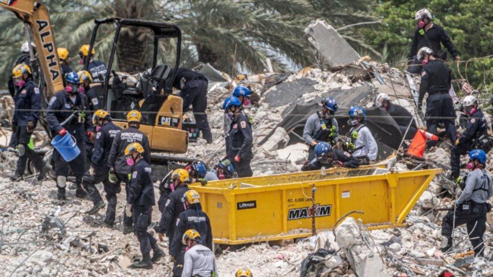 Miami: hallan otros cuatro cuerpos y ya son 32 fallecidos.&nbsp;