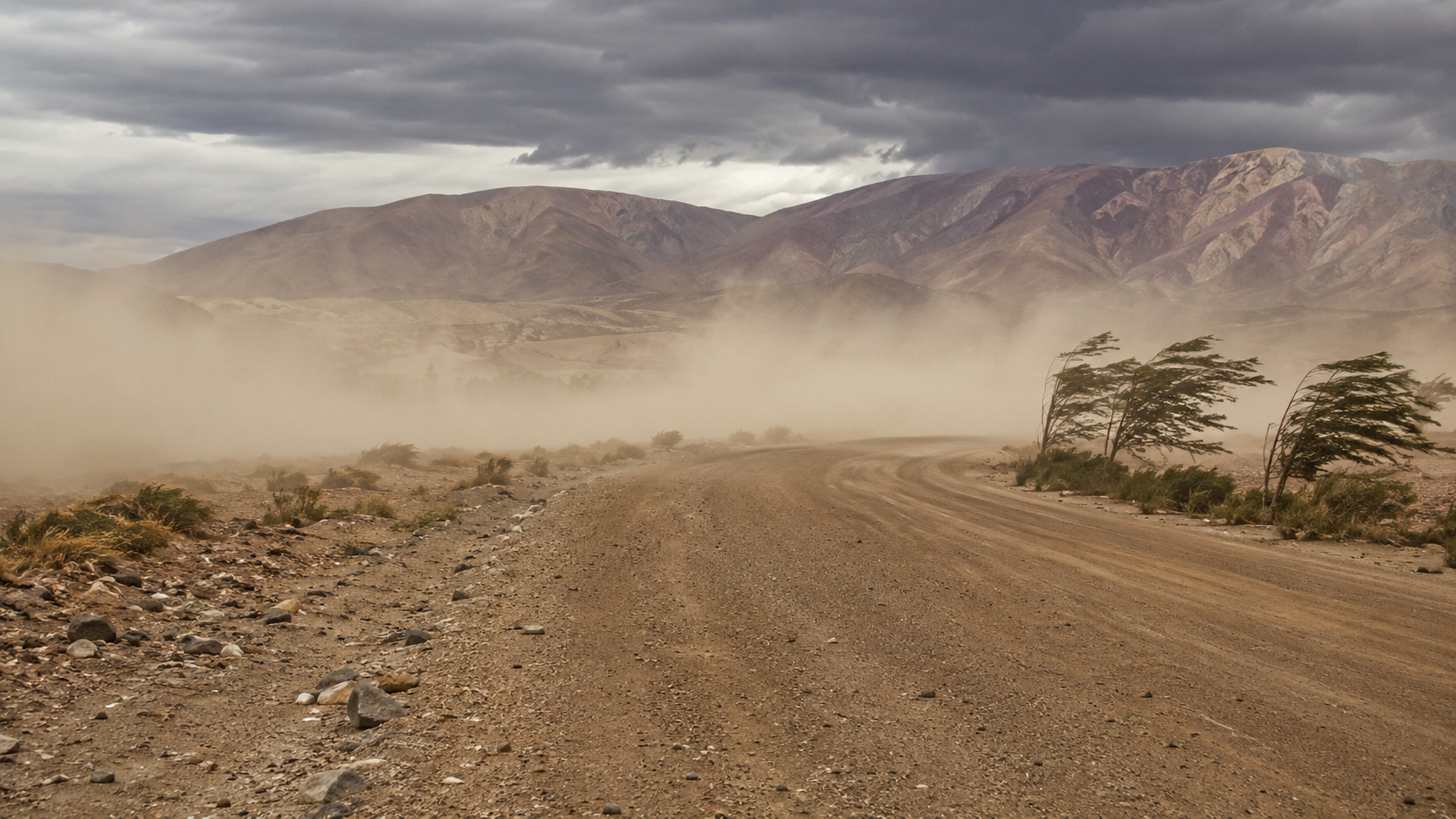 El viento no dará tregua en Jujuy (Foto generada con IA)