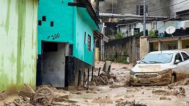Sao Sebastiao, al norte del estado de Sao Paulo, fue uno de los puntos más afectados.