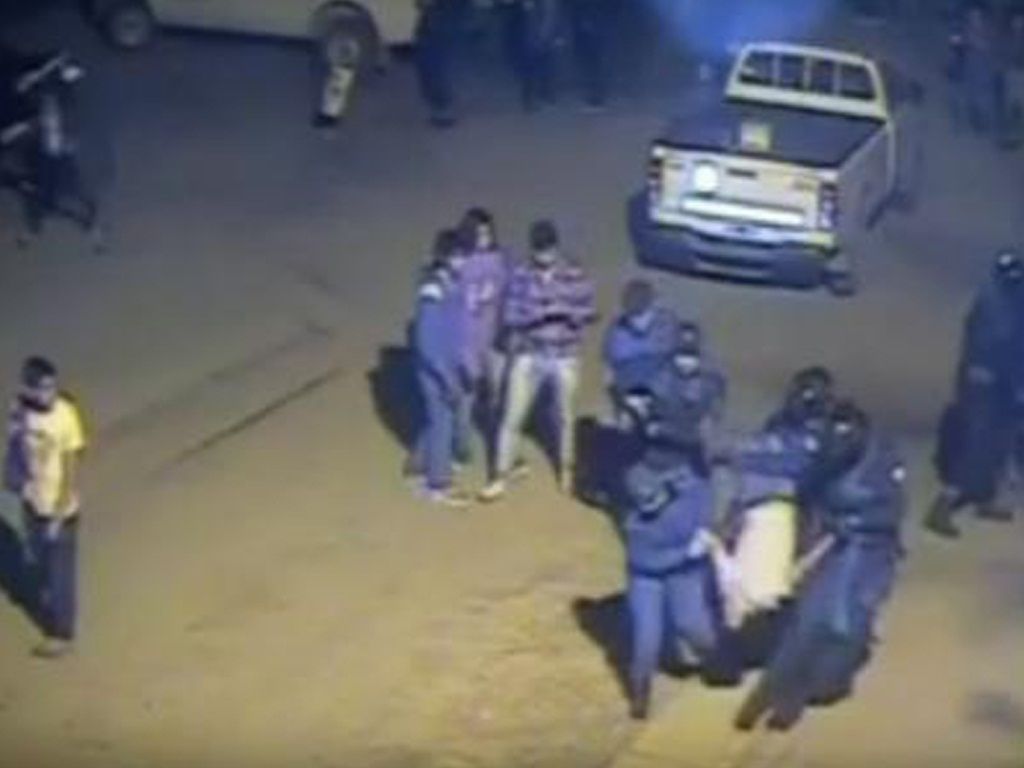 Policías en Agrarias