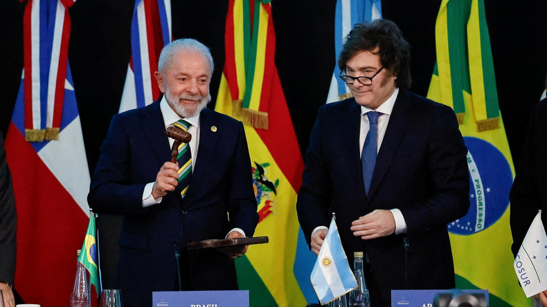 Pelea entre Lula Da Silva y Javier Milei.
