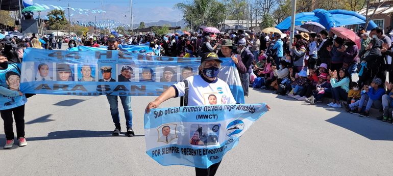 Los Veteranos de Guerra de Malvinas dicen presenta en el Desfile del Éxodo Jujeño