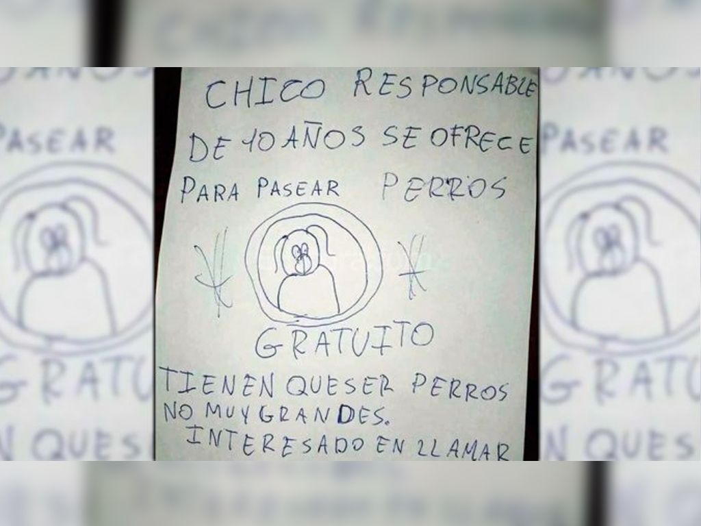 Cartel del niño