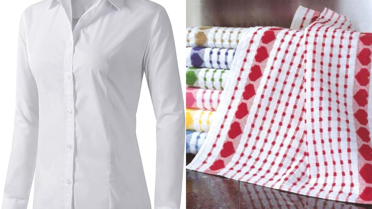 El truco casero para blanquear repasadores y camisas