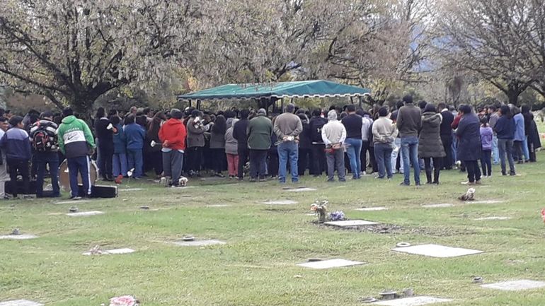 Entierro de Candelaria Cari.