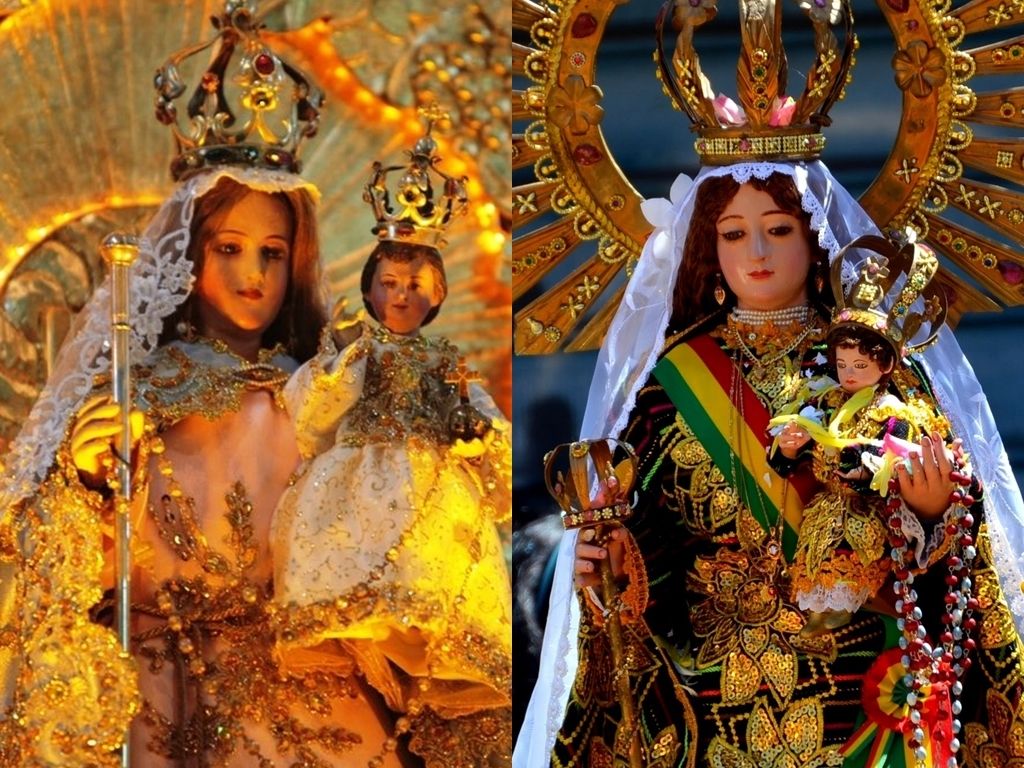 Virgen Río Blanco y Virgen Urcupiña