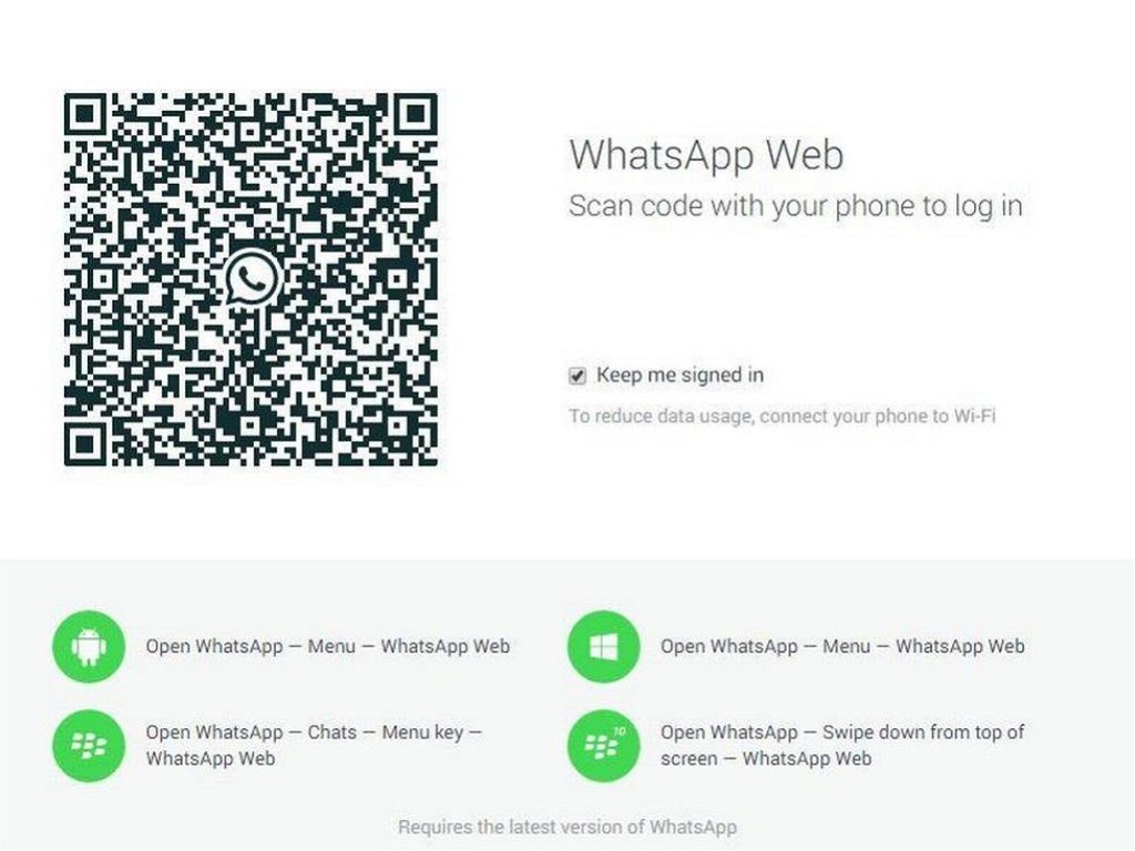 WhatsApp versión escritorio