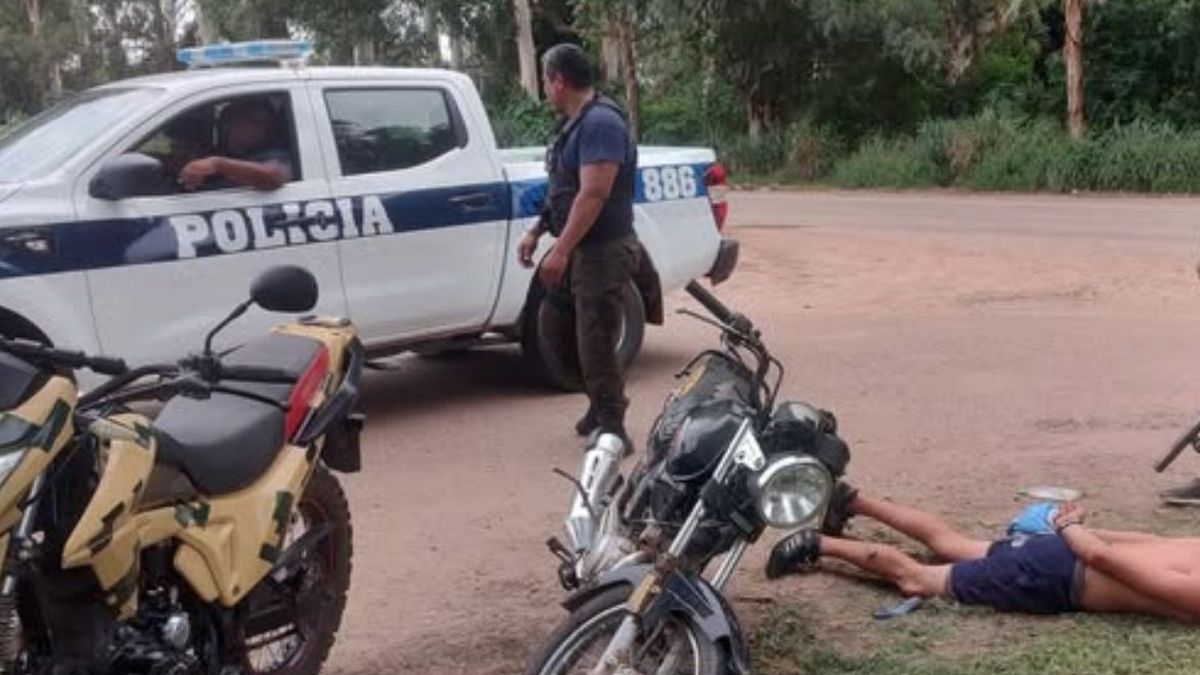 un delincuente oriundo de Buenos Aires intentó robar una moto y darse a la fuga