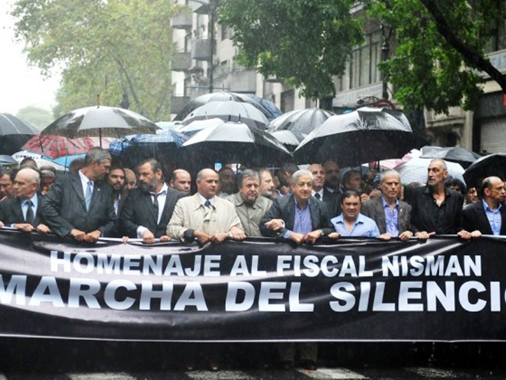 Marcha en homenaje a Nisman