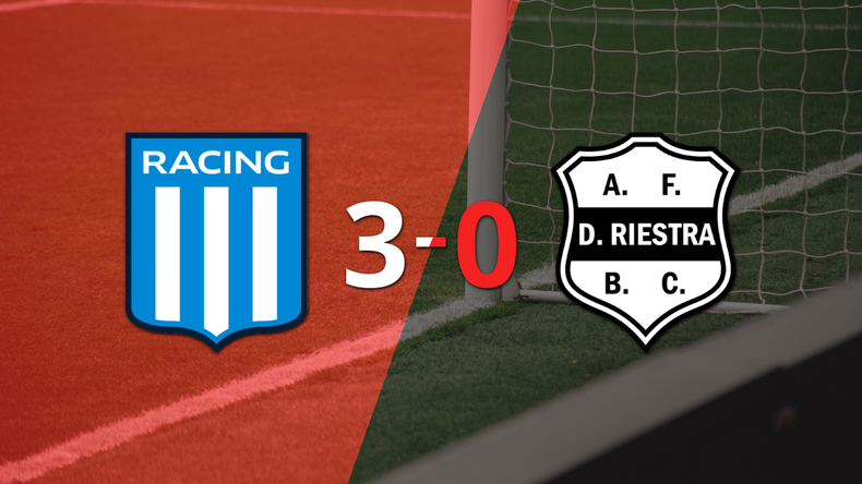 Racing Club se impuso ante Dep. Riestra y clasifica a Cuartos de Final