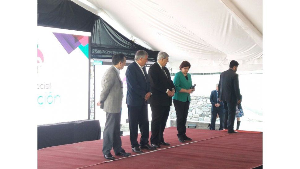 Morales y Finocchiaro en el lanzamiento