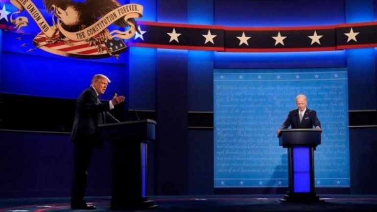 El debate entre Trump y Biden, candidatos a la presidencia de Estados Unidos.