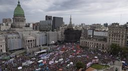 Nueva marchade jubilados este miércoles en el Congreso (Archivo)
