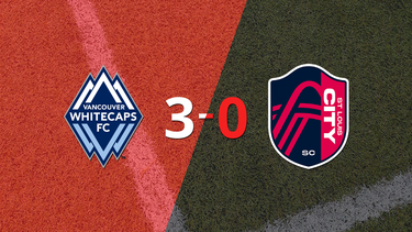 Vancouver Whitecaps FC liquidó en su casa a St. Louis City por 3 a 0