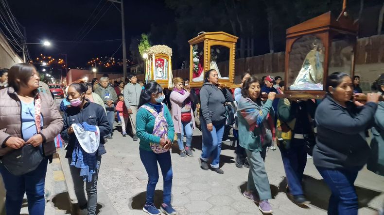 Comenzó la novena de la virgen de Punta Corral en Tilcara