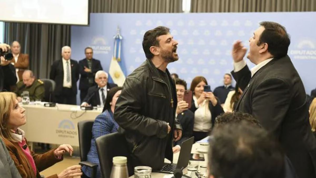 La Libertad Avanza pidió expulsar a Juan Grabois de Diputados tras los insultos y forcejeos en comisión.