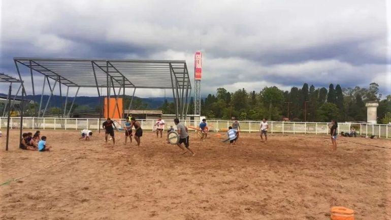 Polideportivo de arena de Ciudad Cultural (Archivo)