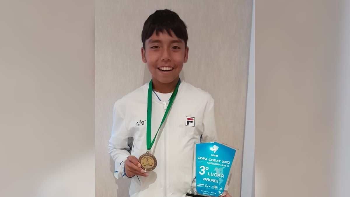 El jujeño Valentino Ancasi finalizó tercero en Bolivia