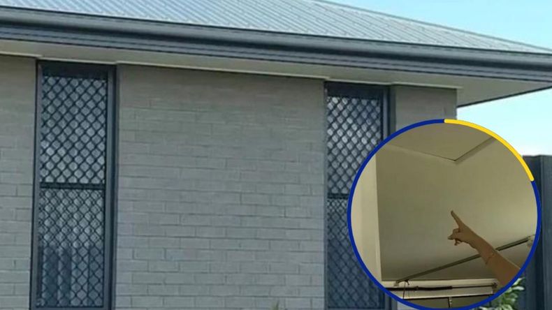 Una mujer descubrió que un hombre vivía en el techo de su casa.&nbsp;