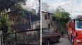 Incendio en barrio Cuyaya.