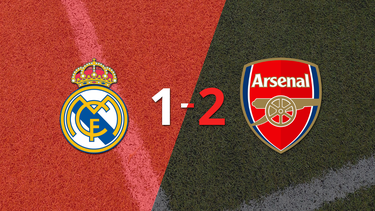 Arsenal venció a Real Madrid con gol agónico y se clasificó a Semifinales