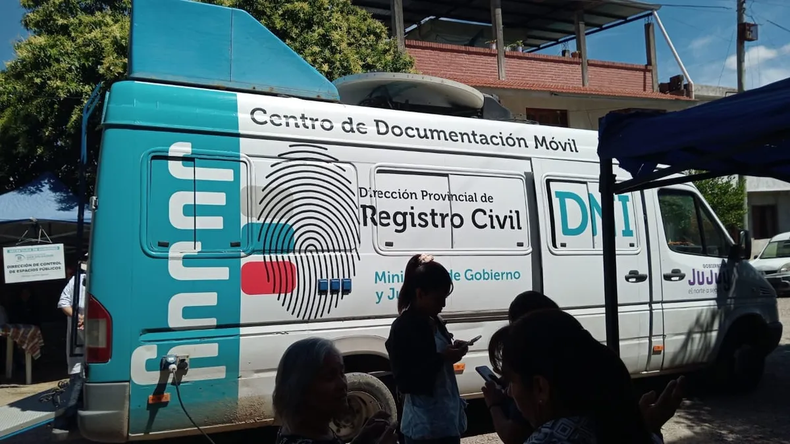 Operativo de documentación del Registro Civil.