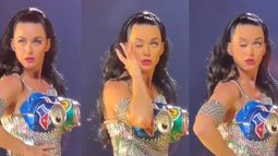 A Katy Perry se le cayó uno de sus parpados en pleno show y generó preocupación.&nbsp;