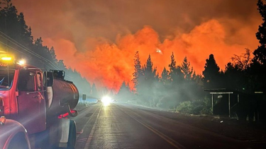 Incendios en El Bolsón.