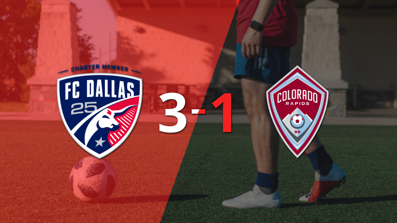 Contundente victoria de FC Dallas sobre Colorado Rapids