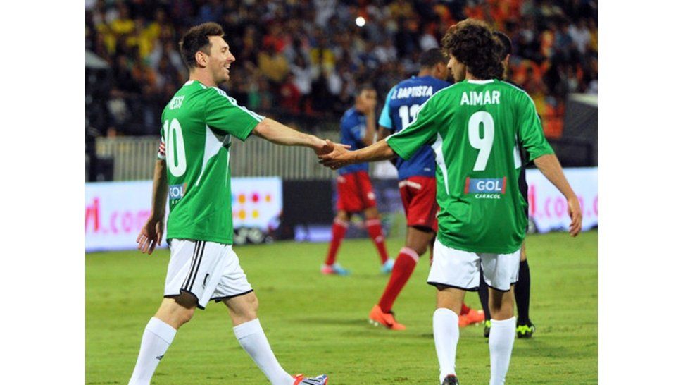 Messi y Aimar