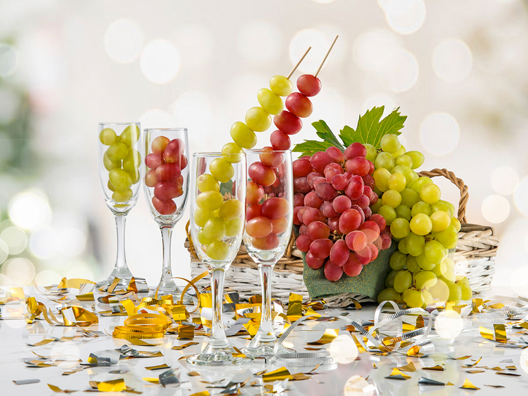 Uvas para Año Nuevo.