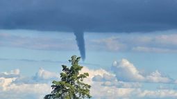 Nube embudo en Jujuy