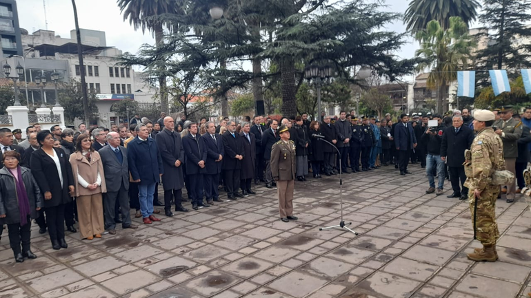 Acto por el Éxodo Jujeño.