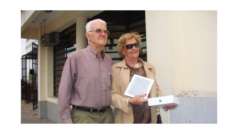 Ganadora del Ipad