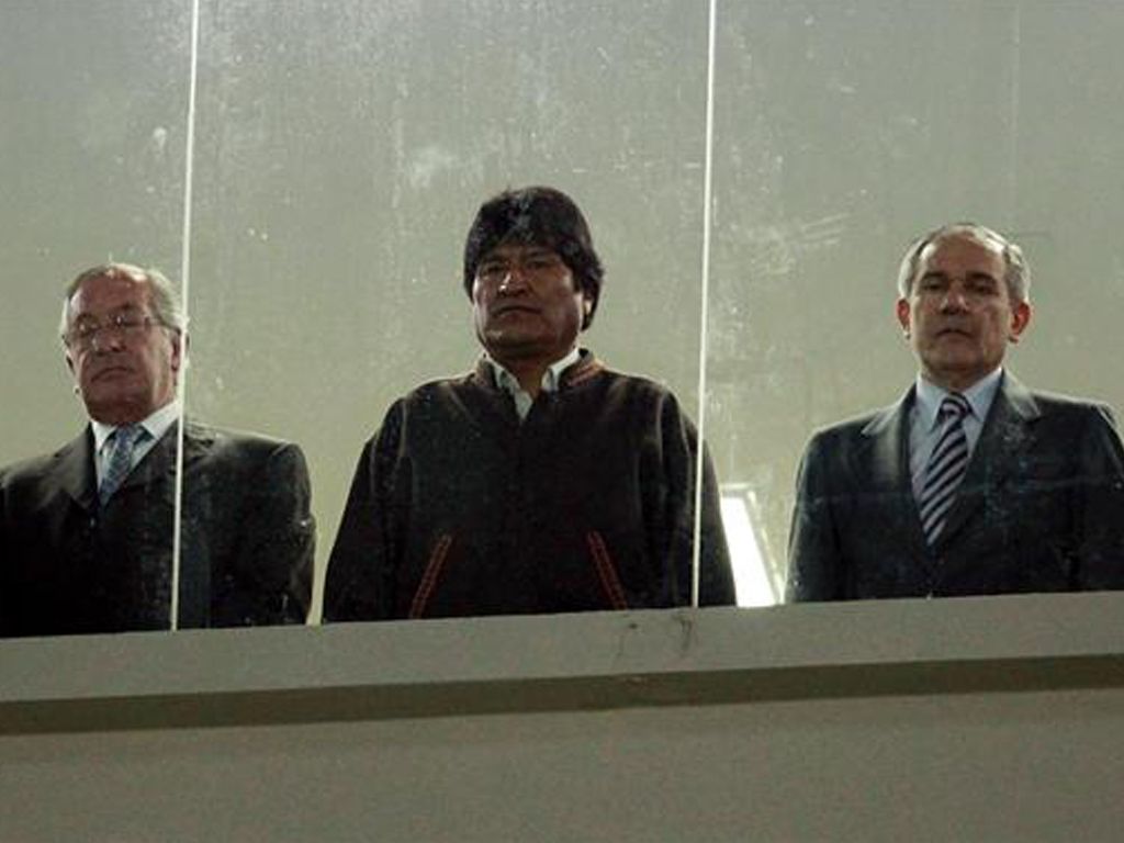 Evo Morales en el 23 de agosto