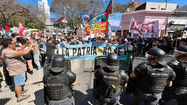Incidentes en la visita de Javier Milei a Santa Fe: hay detenidos