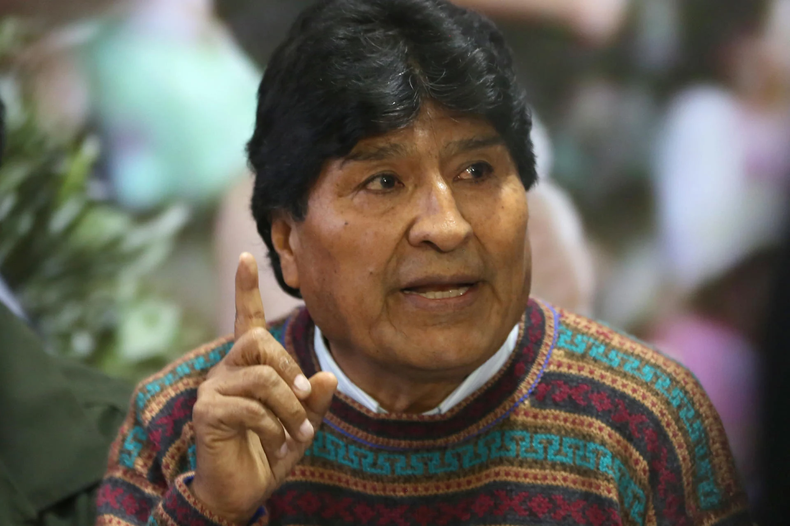 Evo Morales, expresidente de Bolivia.