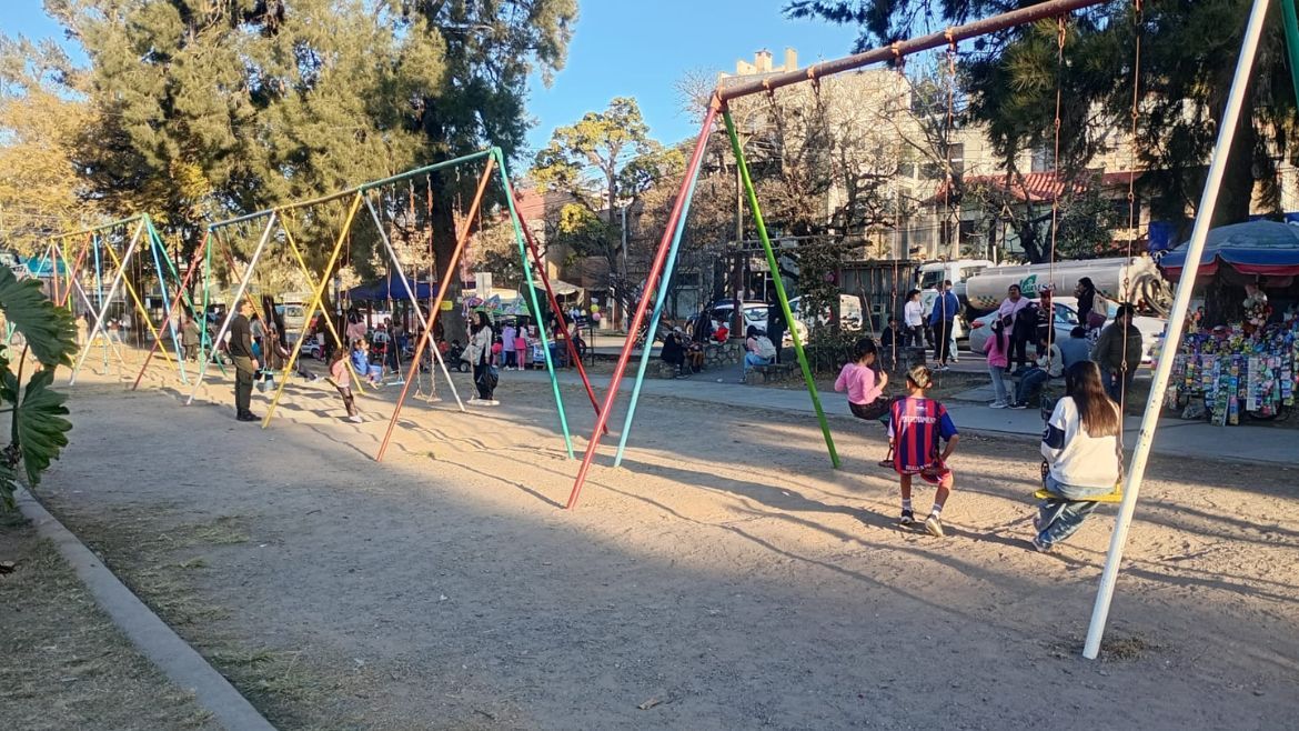 Juegos en el Parque San Martín.