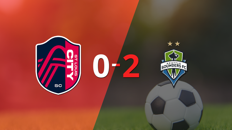 Con dos tantos, Seattle Sounders derrotó a St. Louis City en su casa