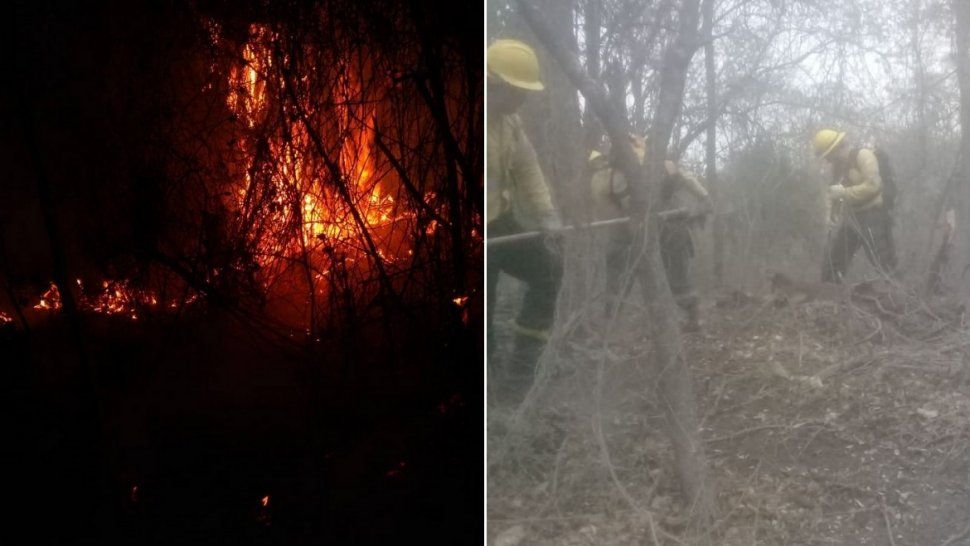 calilegua: el fuego ya consumio mas de 330 hectareas de bosque