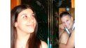 Julieta Mena y su novio