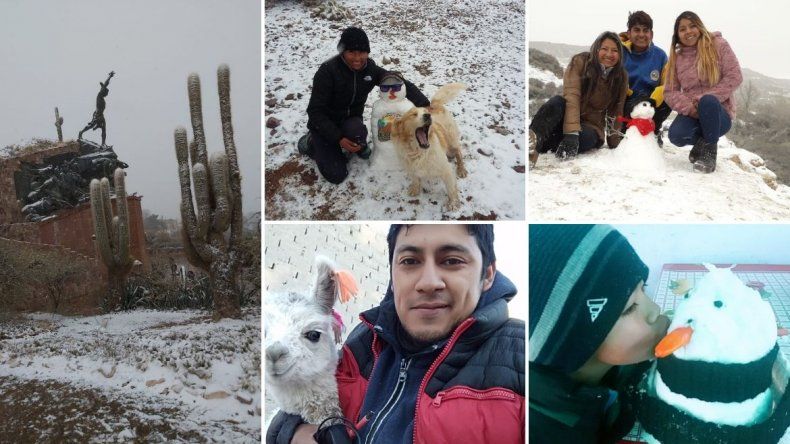Jujuy se vistió de blanco: mirá las fotos de los jujeños disfrutando la nieve Jujuy se vistió de blanco: mirá las fotos de los jujeños disfrutando la nieve