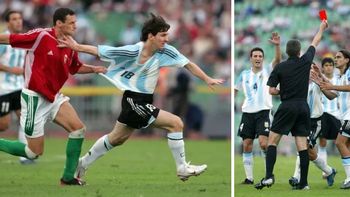El debut de Messi en la Selección Argentina, no fue el soñado.