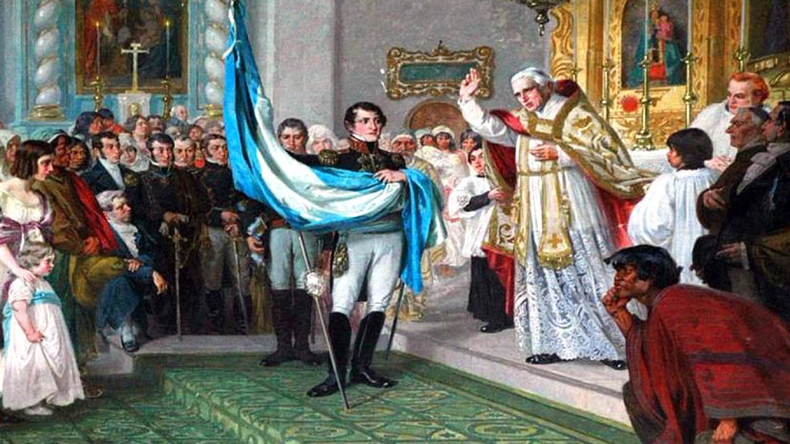 En esta Catedral, el sacerdote jujeño Juan Ignacio Gorriti, vicario general del ejército, bendijo el 25 de mayo de 1812 la Bandera Argentina, creada por Belgrano, que instantes después fue jurada por las tropas y el pueblo frente al Cabildo
