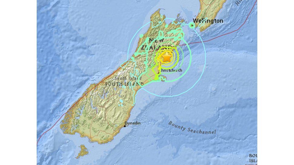 Terremoto en Nueva Zelanda