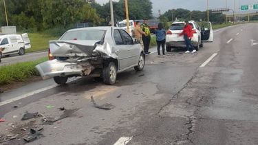 Cuádruple choque en ruta 66: hay importantes daños materiales y demoras en el tránsito