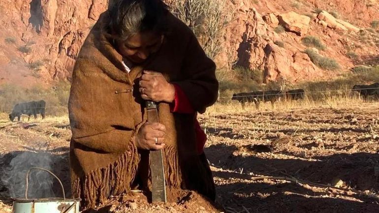 Homenaje a la Pachamama en Tilcara (Foto La Nación)