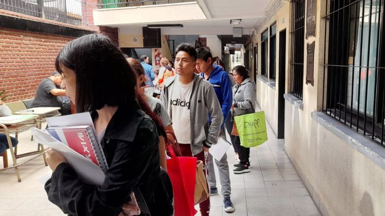 Alta demanda en la Escuela Sarmiento